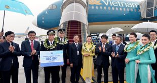 VATM điều hành chuyến bay thứ 800.000 trong năm 2017