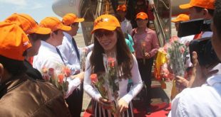 Lượng khách qua sân bay Chu Lai tăng mạnh trong những năm qua